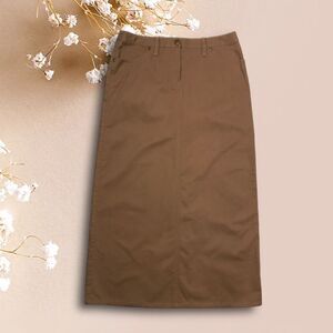 $10 Sale! Brooks Brothers Brown Cotton Skirt